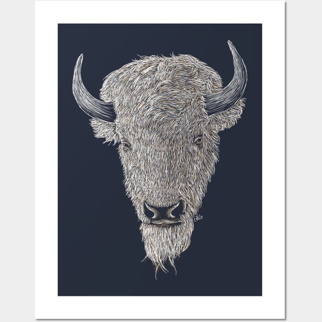 American Buffalo Wall Art by Walking in Nature